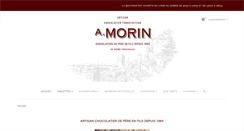 Desktop Screenshot of chocolaterie-morin.com